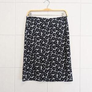 Vintage y2k DKNY graphic floral low waist pull on skirt